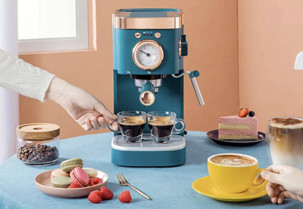 espresso machine metal